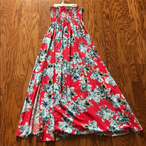 Xhilaration Floral Maxi Dress - Picture 1 of 4